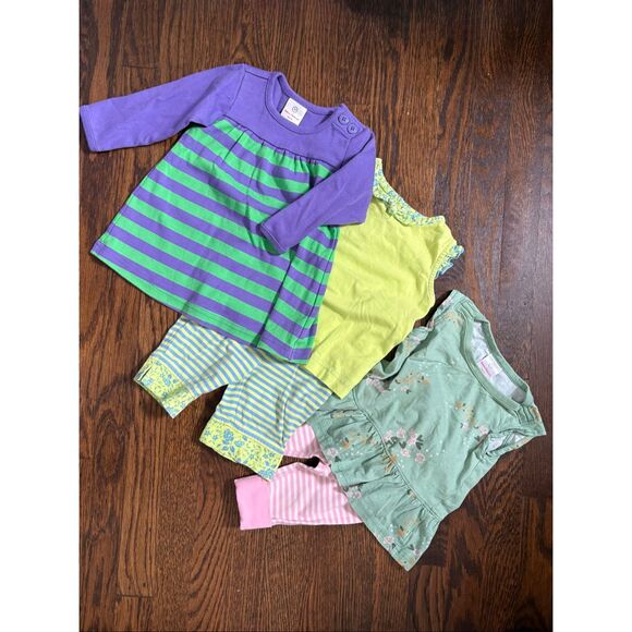 Hannah Andersson Infant Baby Girls 6-12 Months (70) 5-piece Bundle Lot - Picture 1 of 12